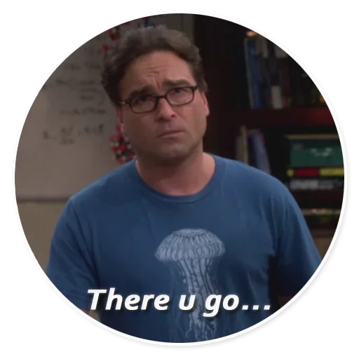 The Big Bang Theory emoji 😕