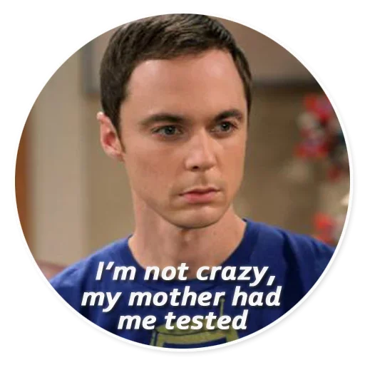 The Big Bang Theory stiker 😰