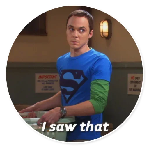 The Big Bang Theory emoji 😢