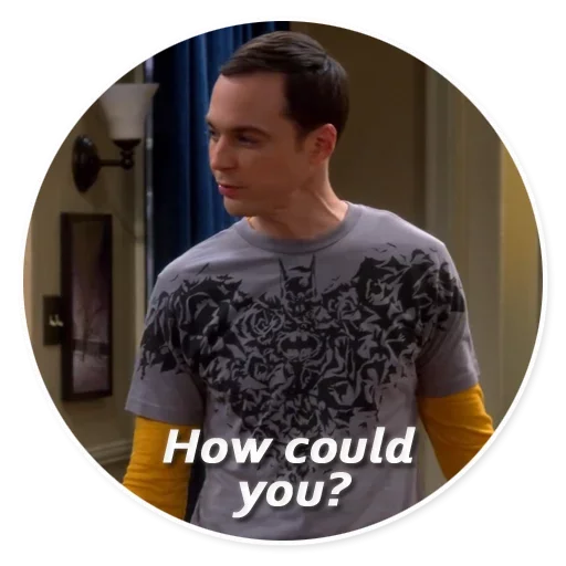 Стикер The Big Bang Theory 😲