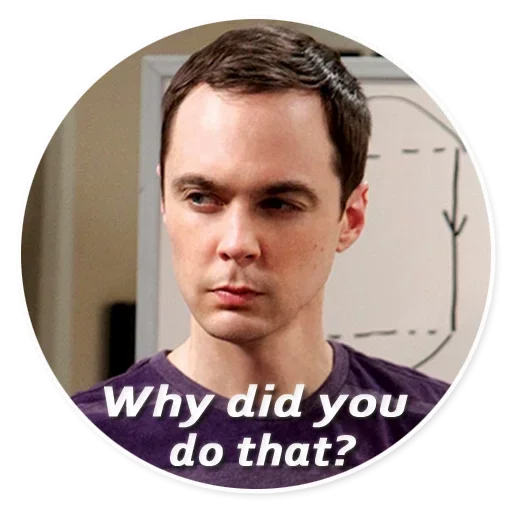 The Big Bang Theory emoji 😥