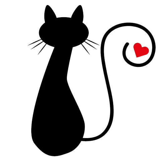 Black cat ✌️ emoji 🤞