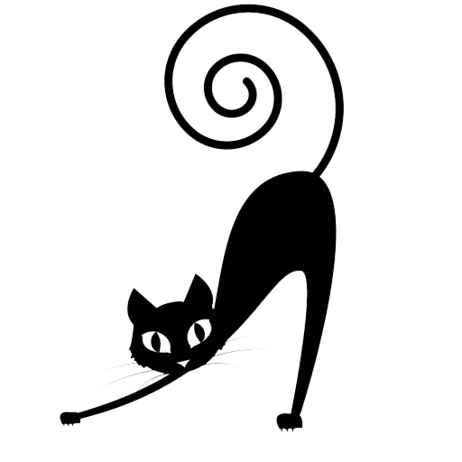 Емодзі Black cat ✌️ 🤑
