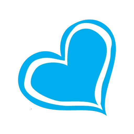 Telegram stiker «I love you» 💙