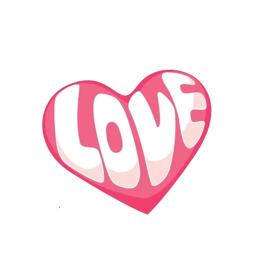 Стикер Telegram «I love you » ❤️