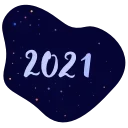 Эмодзи New Year 2021 🎆