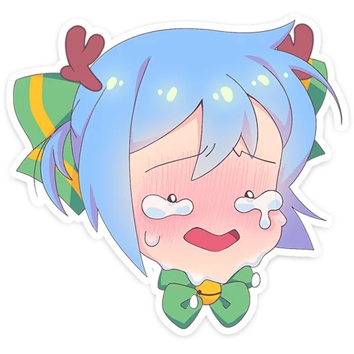 Новогодняя Юко emoji 🥲
