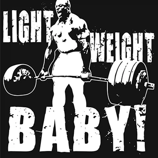 Light Weight Baby stiker 🖤