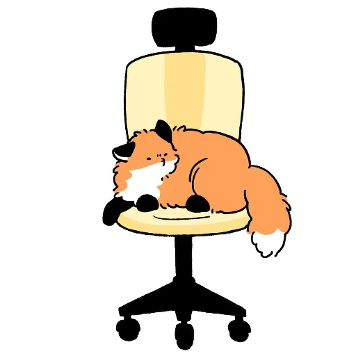 Numsiri fox sticker 🪑