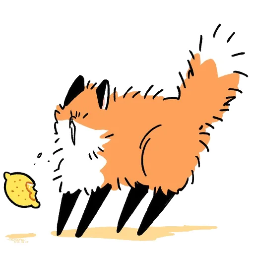 Стикер Telegram «Numsiri fox» 🍋