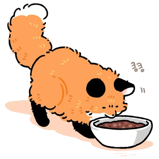 Telegram stiker «Numsiri fox» 😋