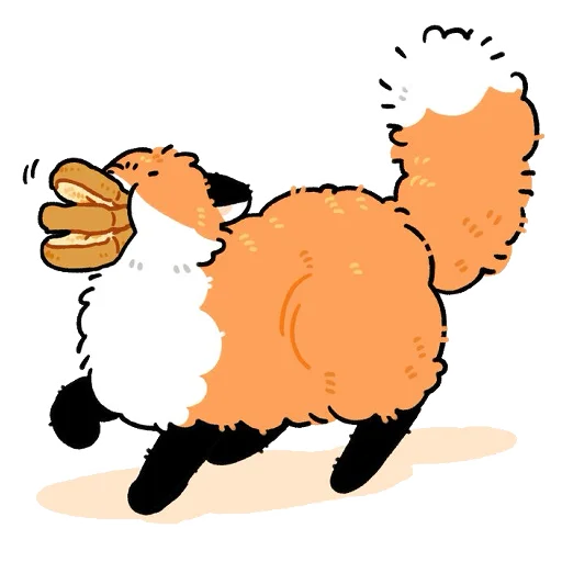 Стикер Telegram «Numsiri fox» 🥪