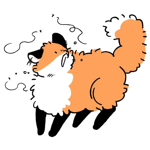 Telegram Sticker «Numsiri fox» 💨