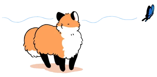 Numsiri fox sticker 🦋
