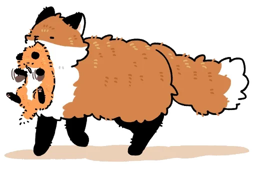 Numsiri fox sticker 😡