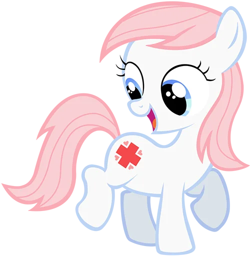 Telegram Sticker «Nurse Redheart pack» 🙂