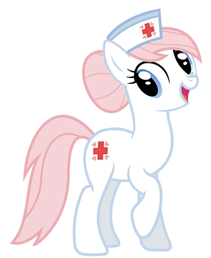 Nurse Redheart pack sticker 😄