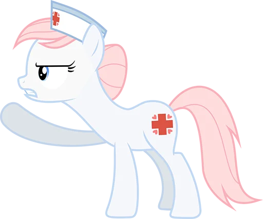Nurse Redheart pack sticker 😤