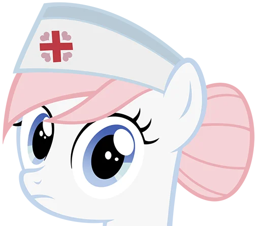 Nurse Redheart pack sticker 😐