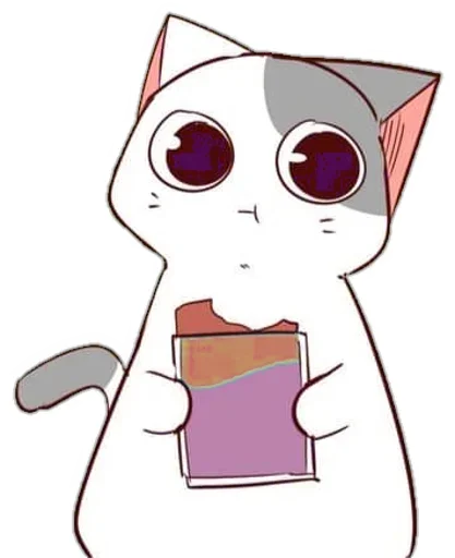 Telegram stiker «Nyangami (kmvrt)» 🐈