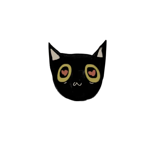 Black kitty emoji 😄