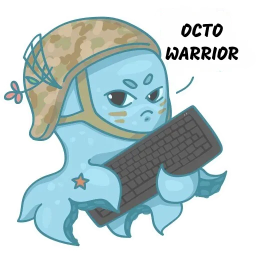 Telegram Sticker «OCTO life» 😕