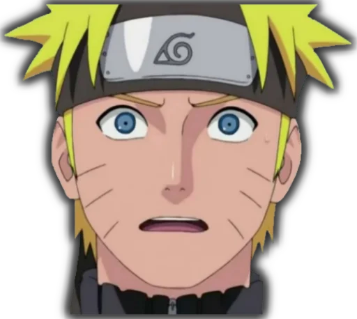 Naruto emoji 😧