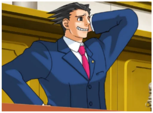 Стикер Objection! 😅