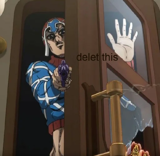 Емодзі Is this a JoJo reference? 