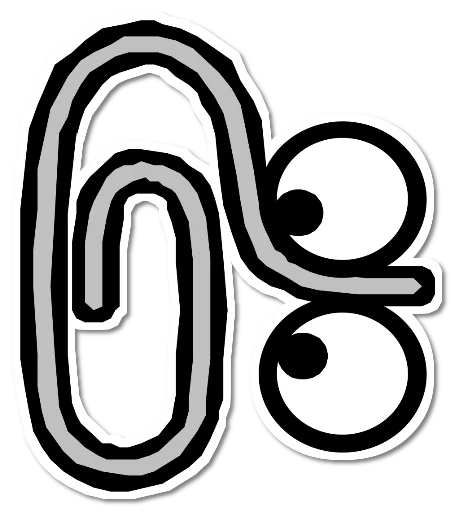 Telegram stiker «Office 97» 📎