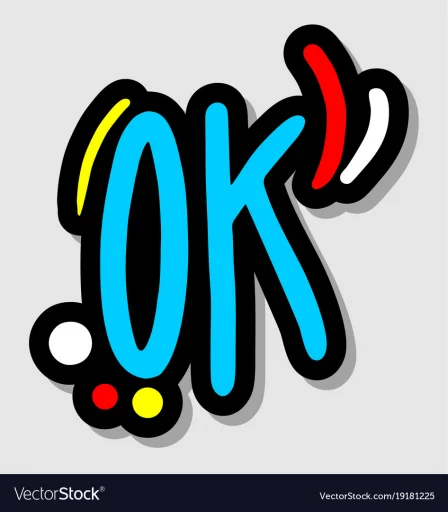 Telegram stiker «Ok!» 🪅