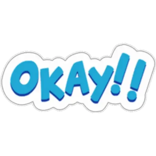 Telegram Sticker «Ok!» ✅