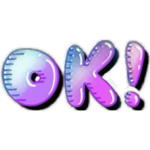 Telegram stiker «Ok!» 🌀