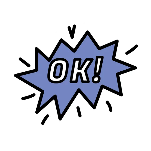 Telegram stiker «Ok!» 🌃
