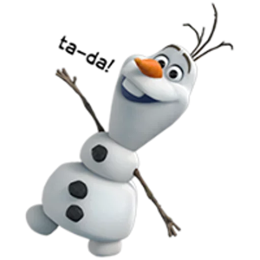 Стікер Telegram «Olaf Christmas» ⛄
