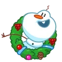 Snowman Olaf emoji ⛄