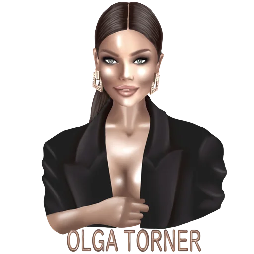 Telegram stikerlari Olga Torner