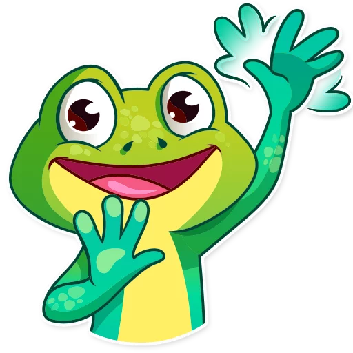 Oliver the Frog stiker 👋