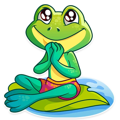 Oliver the Frog stiker 😏