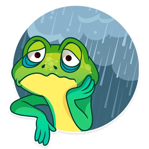 Oliver the Frog stiker 😥