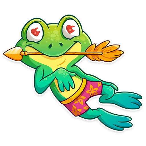 Oliver the Frog stiker 😍
