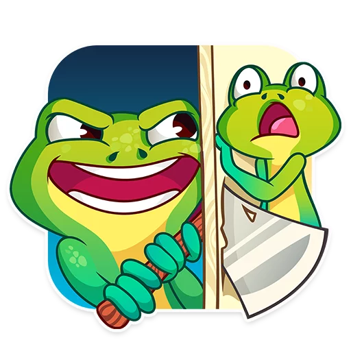 Oliver the Frog stiker 😰