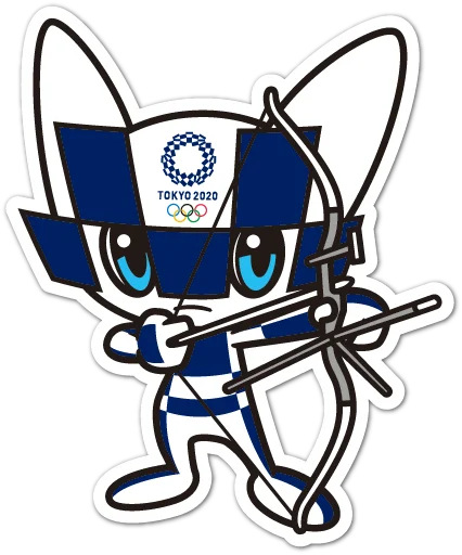 Telegram Sticker «Summer Olympics 2020 Miraitowa» 🏹