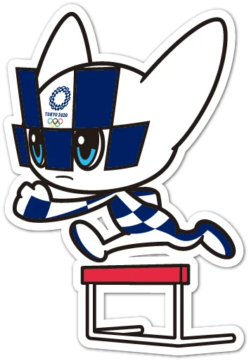 Telegram Sticker «Summer Olympics 2020 Miraitowa» 🏃