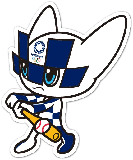 Telegram stiker «Summer Olympics 2020 Miraitowa» ⚾️