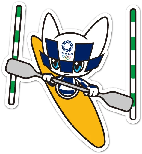 Telegram Sticker «Summer Olympics 2020 Miraitowa» 🚣