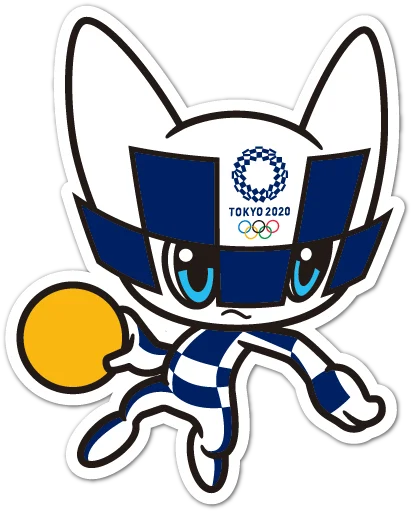 Summer Olympics 2020 Miraitowa emoji 🤾