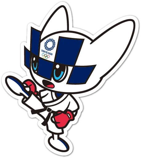 Telegram stiker «Summer Olympics 2020 Miraitowa» 🥋