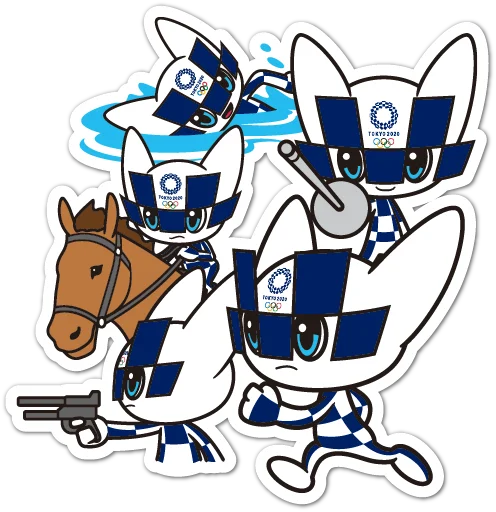 Telegram Sticker «Summer Olympics 2020 Miraitowa» 🏃