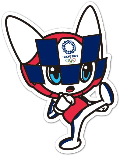 Summer Olympics 2020 Miraitowa sticker 🥊